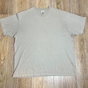 Shaka Wear‎ T Shirt XL Heavyweight Cotton Garment Dye Tan Streetwear Mens